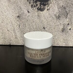 Fresh Lotus‎ Youth Preserve Rescue Mask Travel Size 0.5oz/15ml New No Box